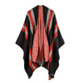 Blazer Poncho Bohème Cachemire Comme Cape Épais Chaud Étole Jetée Poncho Wrap Châle (SP227)